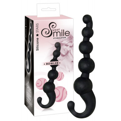 CATENA ANALE CON 5 SFERE IN SILICONE \"BOWLER\"