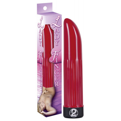 VIBRATORE "LADY FINGER" - ROSSO