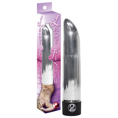 VIBRATORE CLASSICO \"LADY FINGER\" SILVER