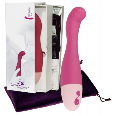 VIBRATORE STIMOLANTE PUNTO G \"HARMONIA\" ROSA