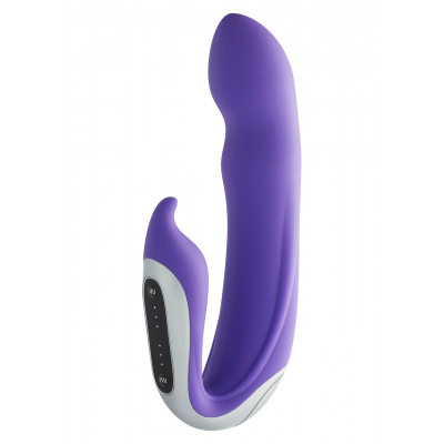 VIBRATORE HI-TECH CON STIMOLATORE CLITORIDE "NEO" VIOLA