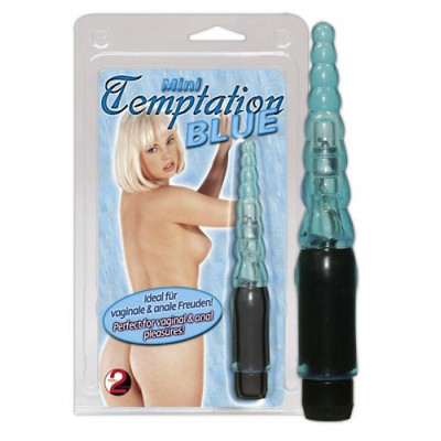 MINI VIBRATORE ANALE "MINI TEMPTATION" BLU