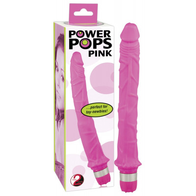 VIBRATORE ANALE REALISTICO "POWER POPS" ROSA