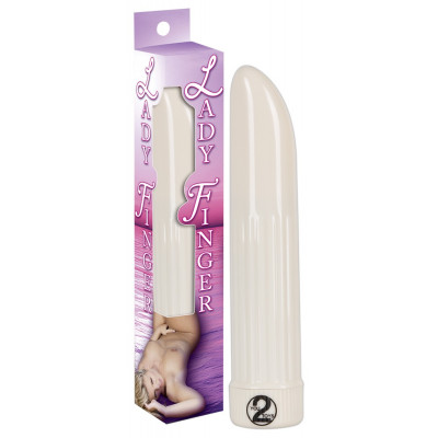 MINI VIBRATORE \"LADY FINGER\" BIANCO