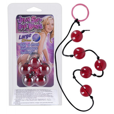 SFERE DEL PIACERE \"JELLY SOFT BEADS\" ROSSE