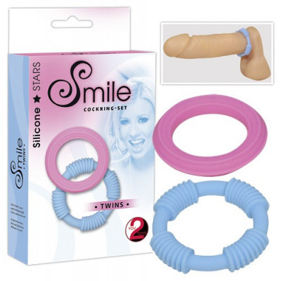 SET 2 ANELLI FALLICI SWEET SMILE \"TWINS\"