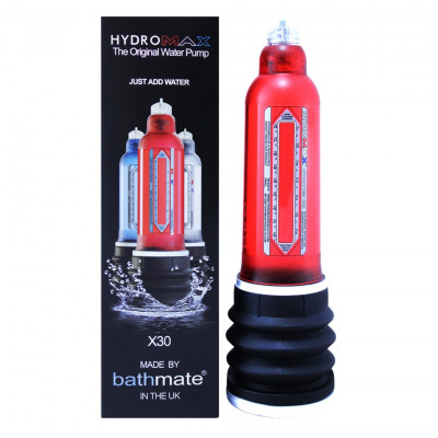 SVILUPPATORE IDRAULICO PROFESSIONALE BATHMATE \"HYDROMAX X30\" ROSSO