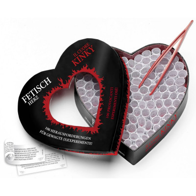 GIOCO PER COPPIE 100 ESPERIMENTI PROVOCANTI "KINKY HEART"