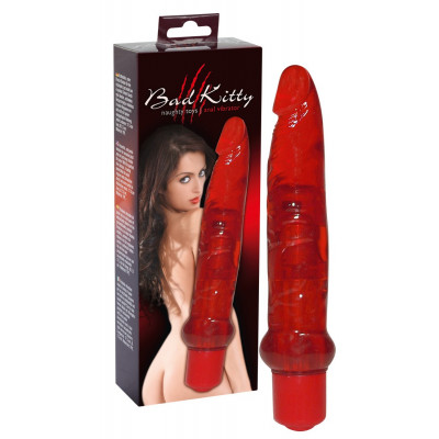 VIBRATORE BAD KITTY "ANAL VIBRATOR" ROSSO