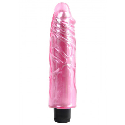 VIBRATORE REALISTICO PIPEDREAM \"JELLY GEMS NO. 2\" ROSA - 16.5 CM