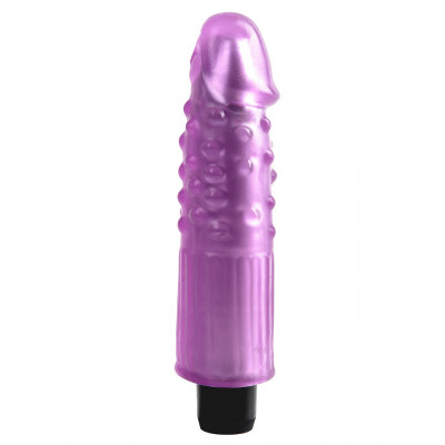 VIBRATORE REALISTICO PIPEDREAM \"JELLY GEMS NO. 8\" VIOLA - 19 CM