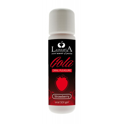 EMULSIONE GEL INTIMATELINE LUXURIA GOLA "FRAGOLA" - 50 ML